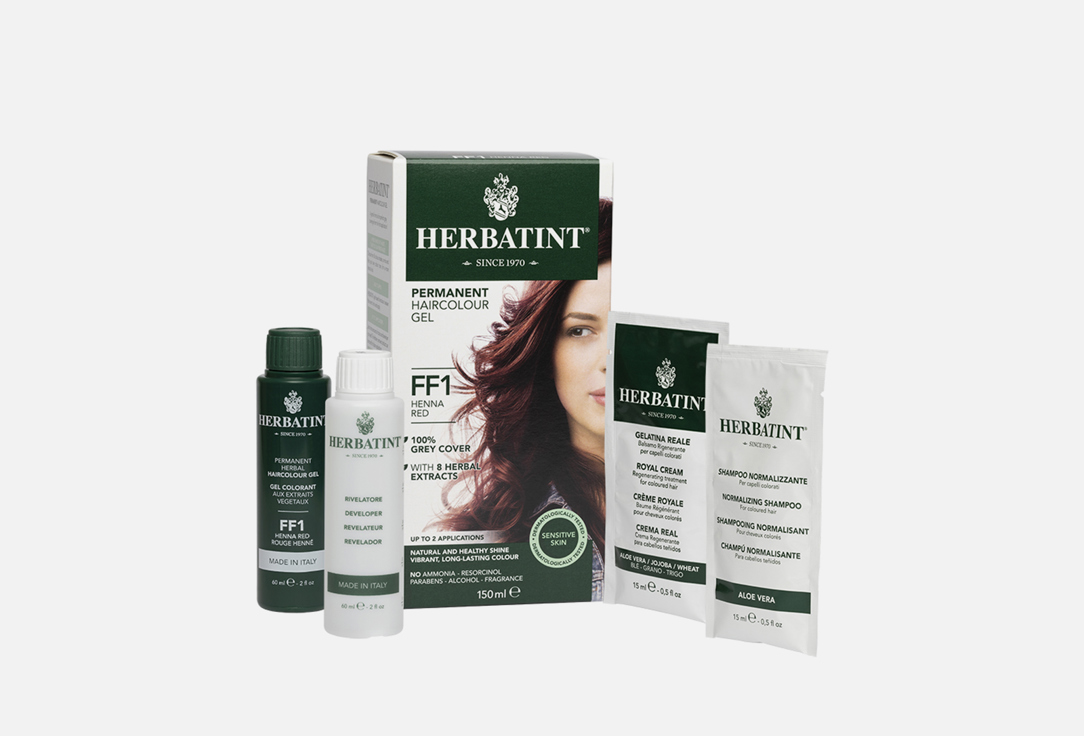 Гель-краска для волос Herbatint HAIRCOLOUR GEL 