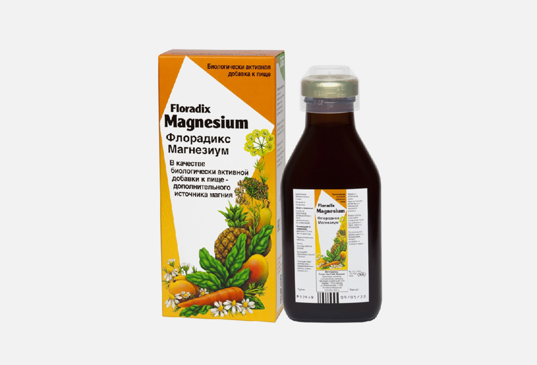 Биологически активная добавка SALUS-HAUS Floradix Magnesium 250 мл биологически активная добавка sanatur magnesium 100