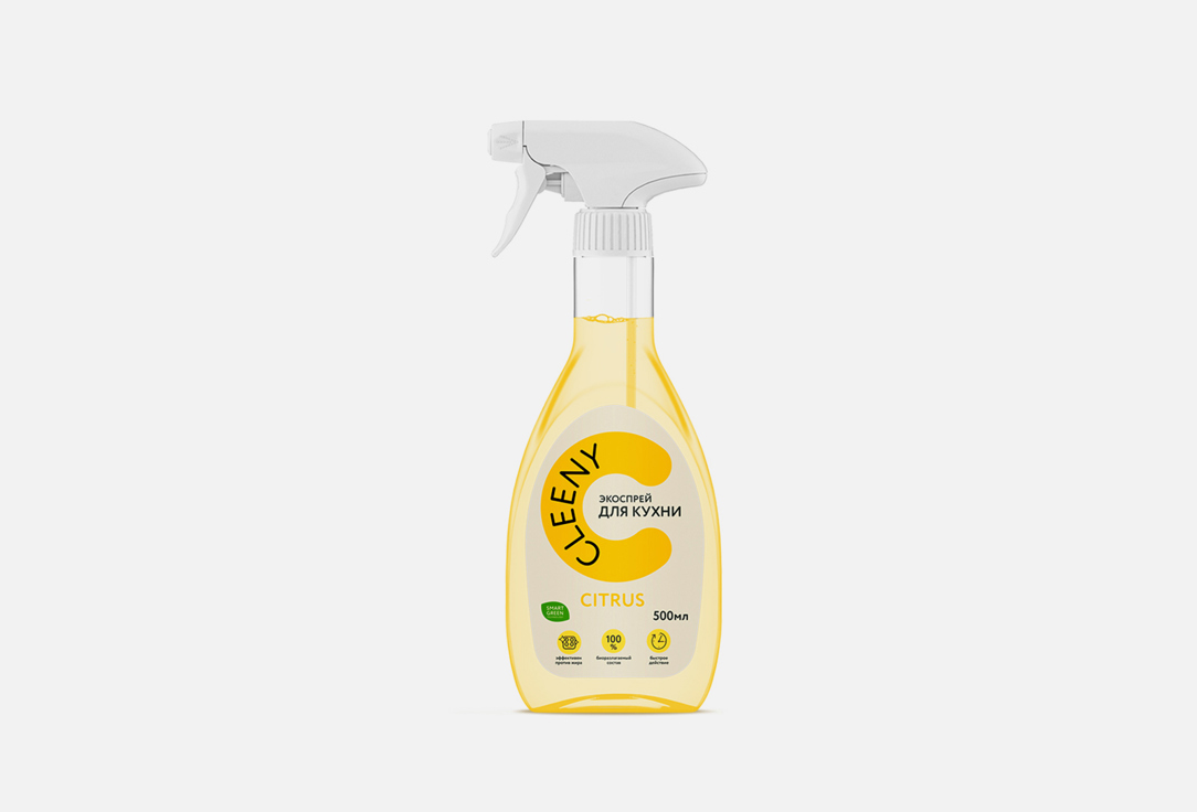 чистящее средство biomio апельсин для кухни 500 мл Чистящее средство CLEENY Для кухни 500 мл