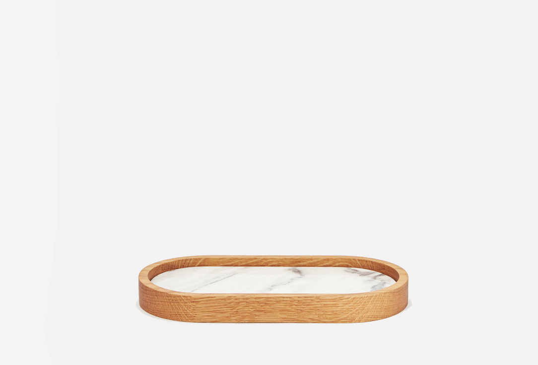 

Поднос для косметики LOFTYWOOD, Коричневый, Дуб и керамогранит 22х11 см