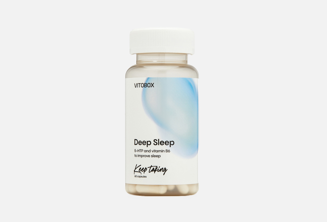 комплекс витаминов vitobox deep sleep 60 шт Комплекс витаминов для здорового сна VITOBOX Витамин B6 в капсулах 60 шт