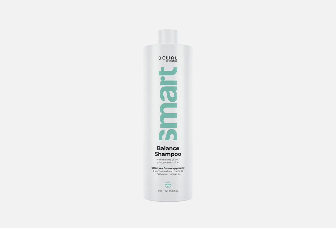цена Шампунь для волос DEWAL COSMETICS SMART CARE Skin Purity Balance Sebum&Dandruff Purity Shampoo 1000 мл