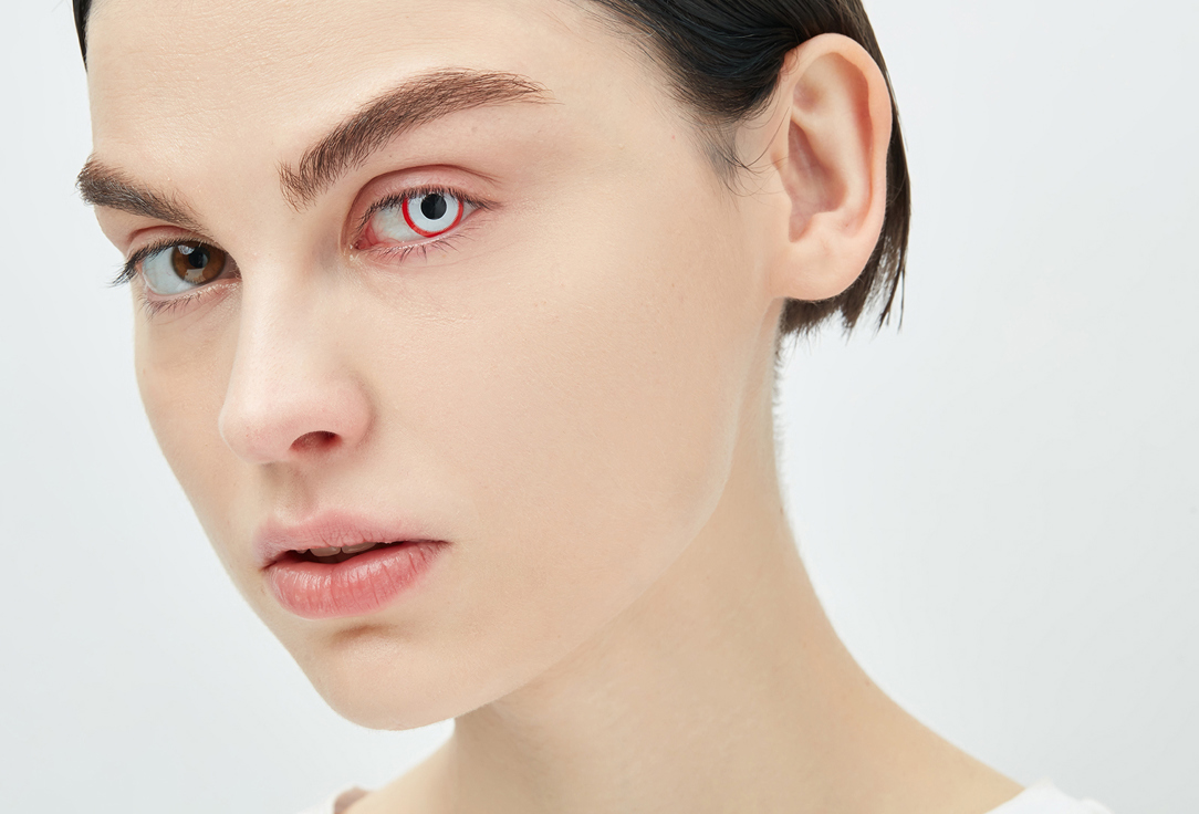 Изображение товара Цветные контактные линзы, квартальные Adria Crazy BC 8,6; DIA 14; 1 шт.