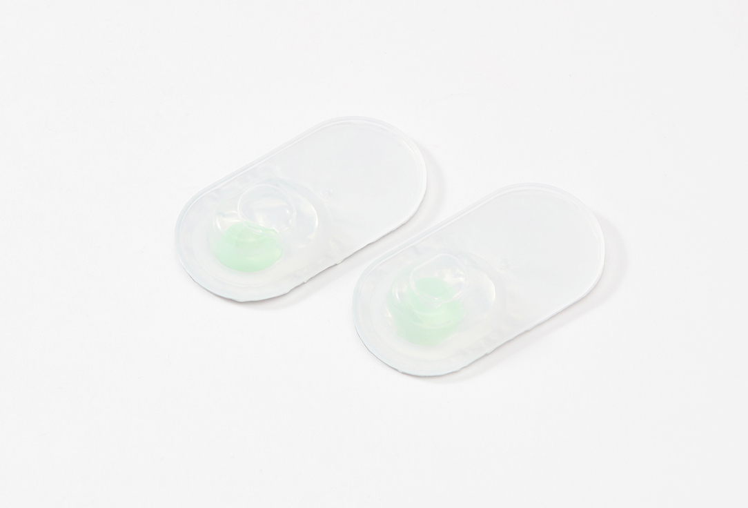 Цветные контактные линзы квартальные Adria Neon BC 8,6; DIA 14; -0,00 GREEN