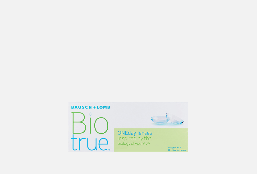 Изображение товара Контактные линзы однодневные Biotrue ONEday lens BC 8,6; DIA 14,2; 30 шт.