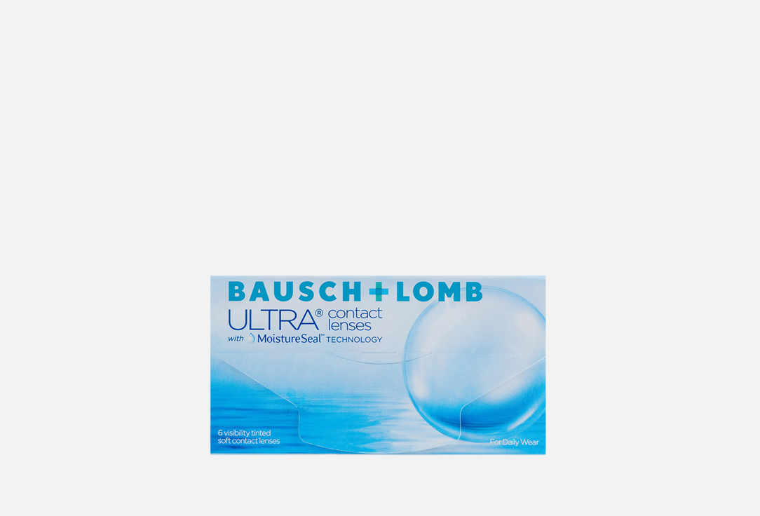 цена Контактные линзы ежемесячные BAUSCH + LOMB ULTRA BC 8,5; DIA 14,2; 6 шт. -5.50 оптическая сила