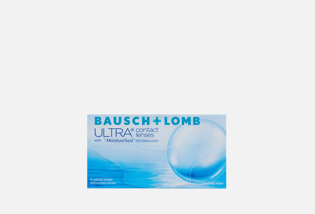 цена Контактные линзы ежемесячные BAUSCH + LOMB ULTRA BC 8,5; DIA 14,2; 6 шт. -6.00 оптическая сила