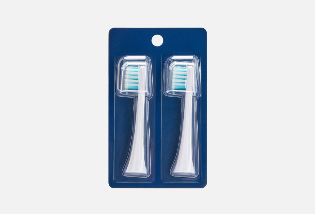 Насадка для зубной щетки POLARIS ТВН 0350 ВЕ/ТС 2 шт polaris комплект насадок для электрической зубной щетки polaris tbh 0350 be tc 2