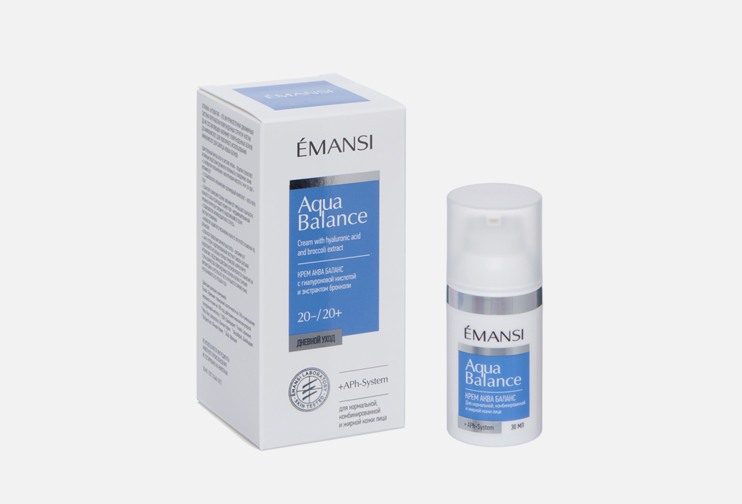 Крем для нормальной, комбинированной и жирной кожи  EMANSI + AphSystem Aqua Balance 