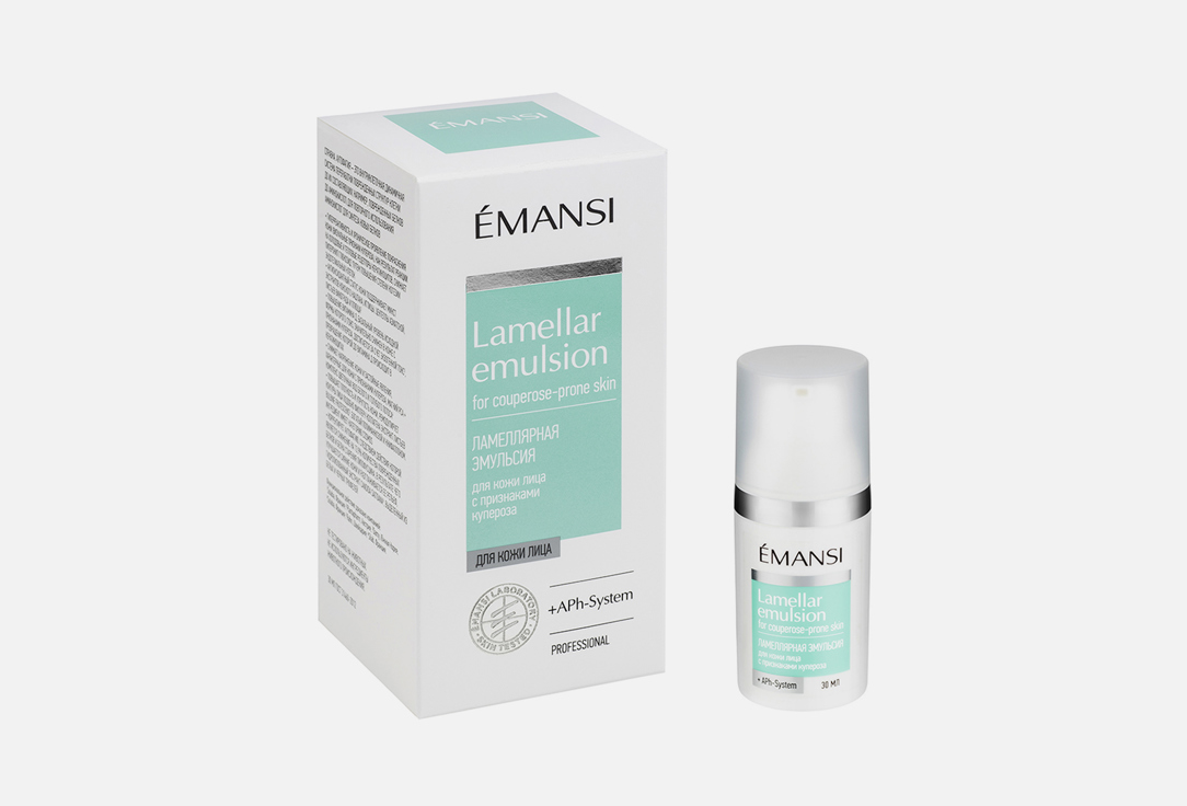 Ламеллярная эмульсия для лица EMANSI + APHSYSTEM Lamellar 30 мл молочко спрей для тела spf40 emansi aphsystem safe sun 150 мл