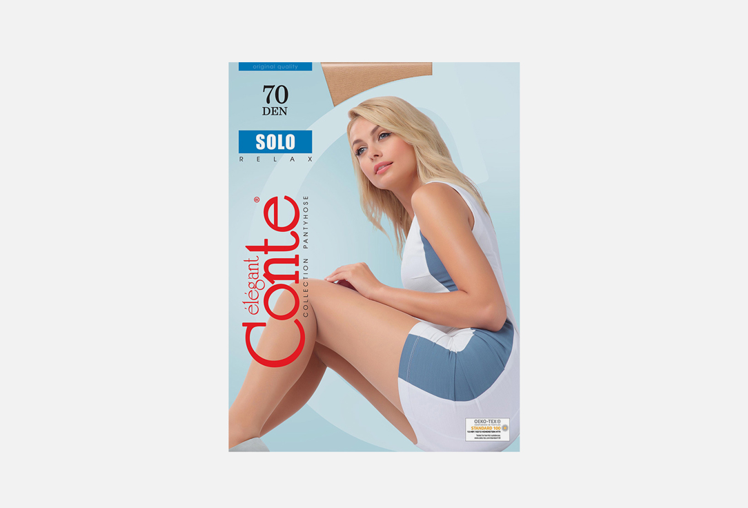 Изображение товара колготки 70 den CONTE ELEGANT SOLO natural светло-бежевые