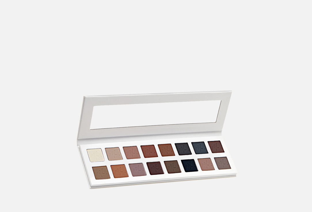

Палетка теней для век MYECLAIR, Коричневый, Matte nude 16 шт