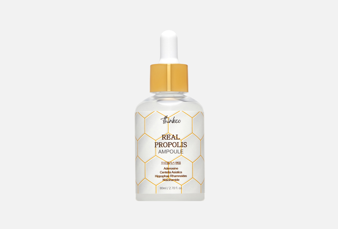 

Сыворотка с экстрактом прополиса THINKCO, REAL PROPOLIS AMPOULE 80 мл