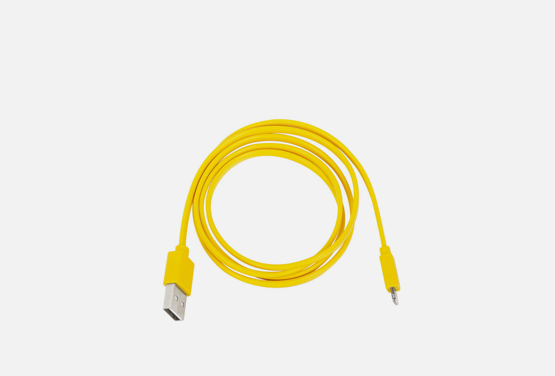Кабель ROMBICA DIGITAL MR-01 Yellow кабель rombica digital mr 01 yellow usb apple lightning mfi плоский пвх 1м жёлтый
