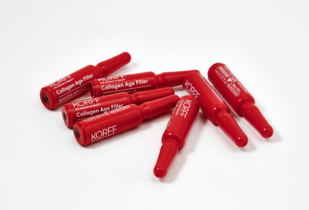 

Омолаживающие ампулы для лица KORFF, Collagen Age Filler EFFECT ANTI-AGE BOOSTING AMPOULES 7 шт