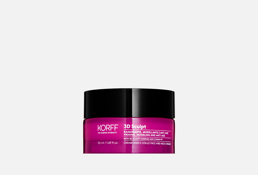 омолаживающие ампулы для лица korff collagen age filler effect anti age boosting ampoules 28 мл Моделирующий омолаживающий крем для лица и шеи KORFF 3D Sculpt FIRMING, MODELING AND ANTI-AGE FACE AND NECK CREAM 50 мл