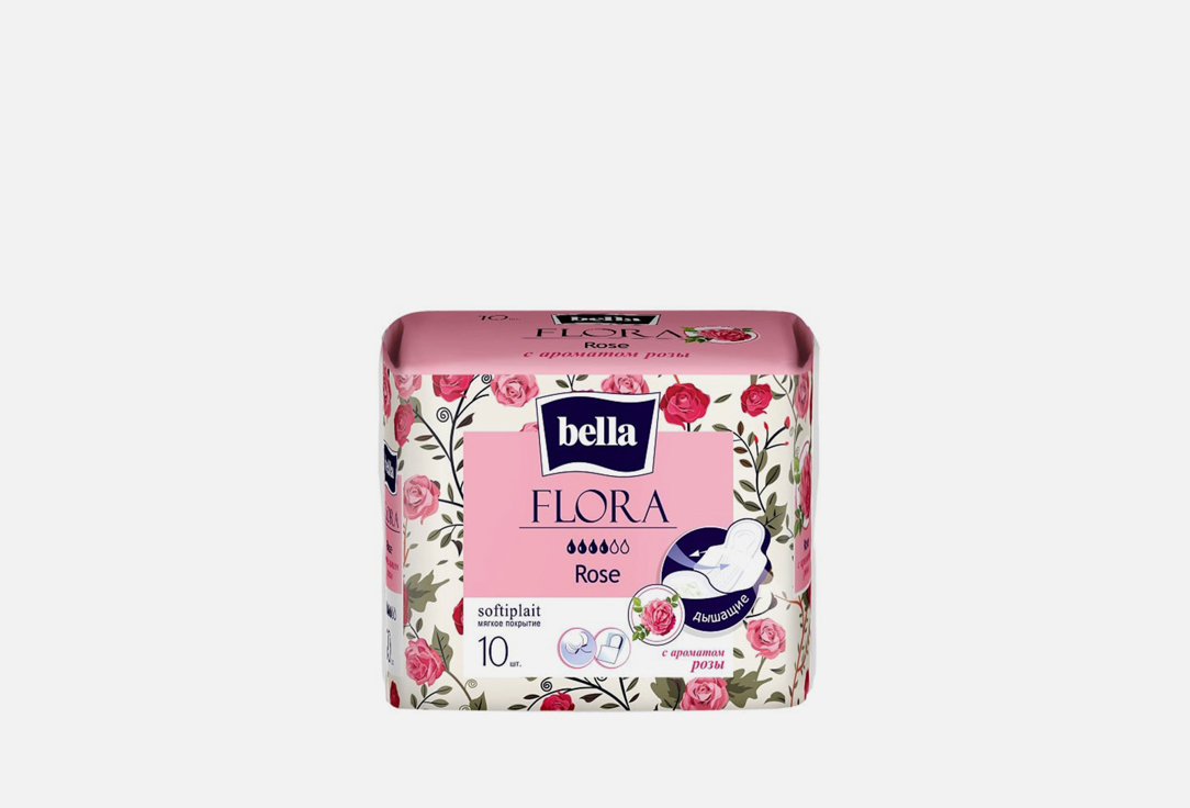 прокладки BELLA Flora Rose 10 шт прокладки bella classic nova komfort 10шт