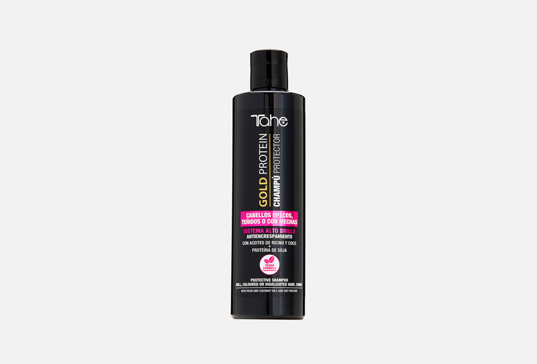 Шампунь для тусклых, окрашенных или мелированных волос 3 в 1 Tahe Gold Protein Shampoo Dull 