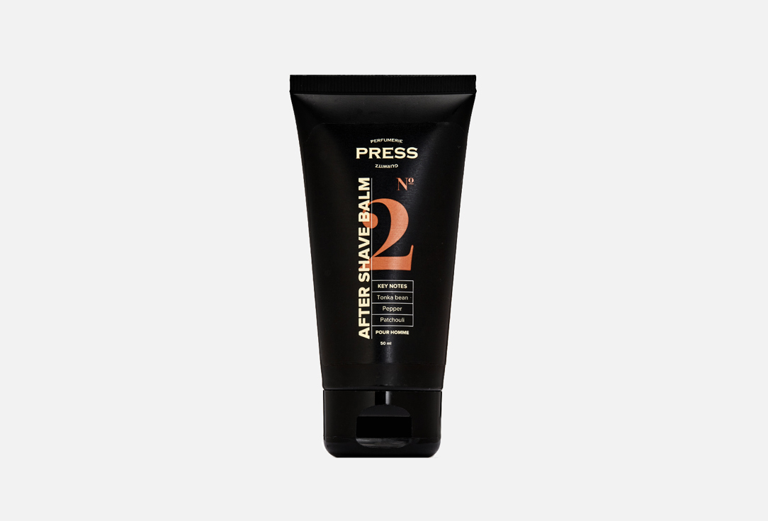 Бальзам после бритья для мужчин парфюмированный PRESS GURWITZ PERFUMERIE № 2 Tonka bean, Pepper, Patchouli 50 г