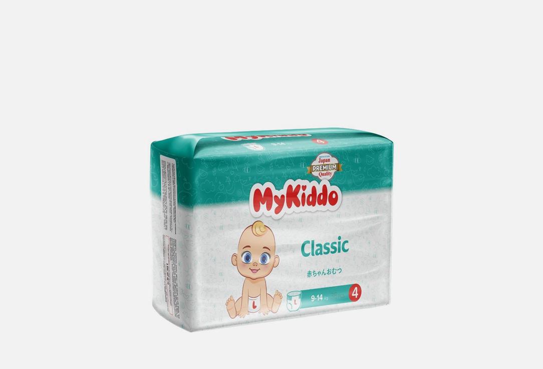Подгузники-трусики MYKIDDO Classic 9-14 кг 36 шт подгузники трусики для детей ночные night mykiddo 9 14кг 18шт р l