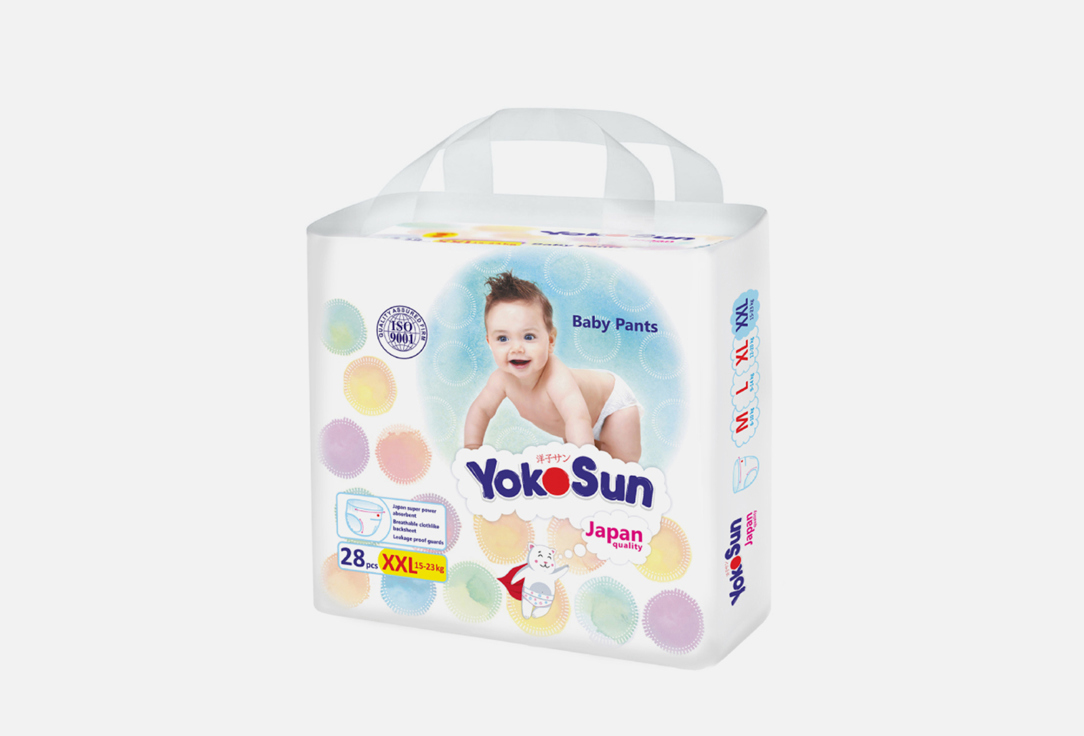 Изображение товара Подгузники-трусики YokoSun 15-23 кг мягкие и дышащие для защиты кожи малыша