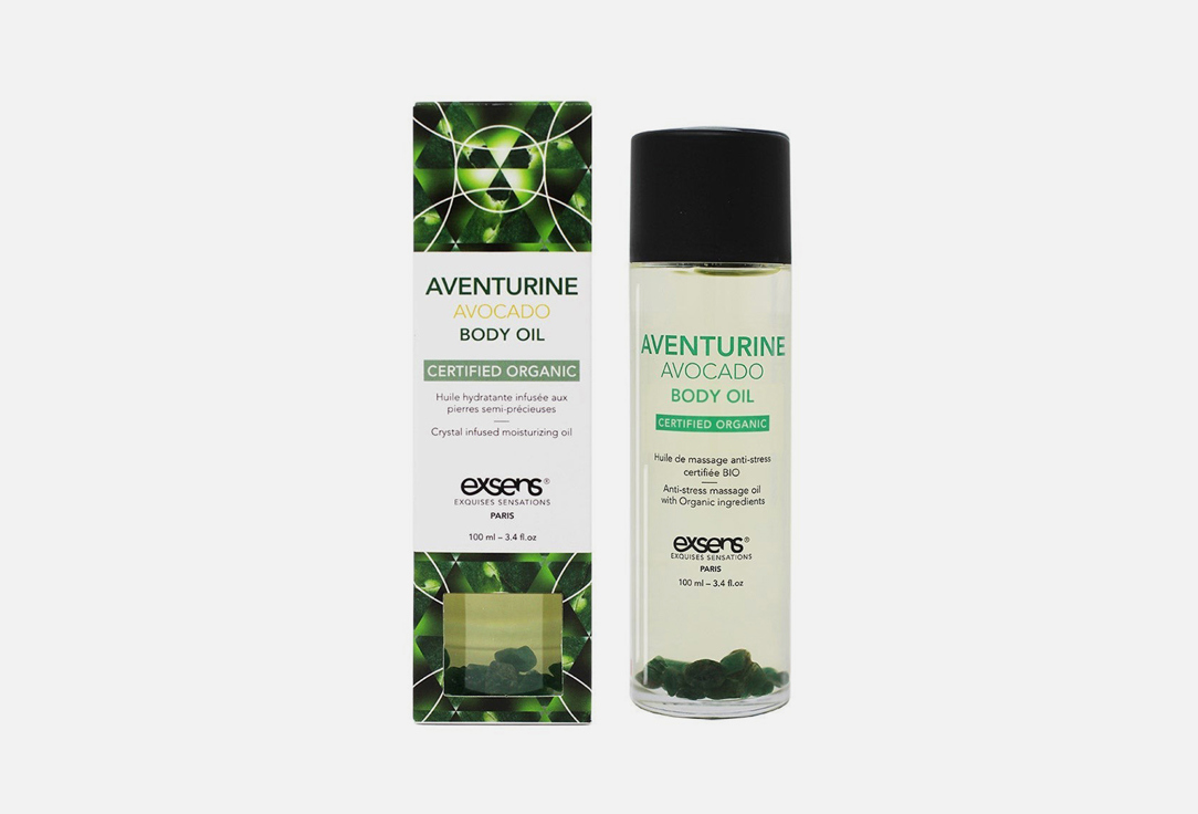 Изображение товара Органическое массажное масло Exsens AVENTURINE AVOCADO Body Oil