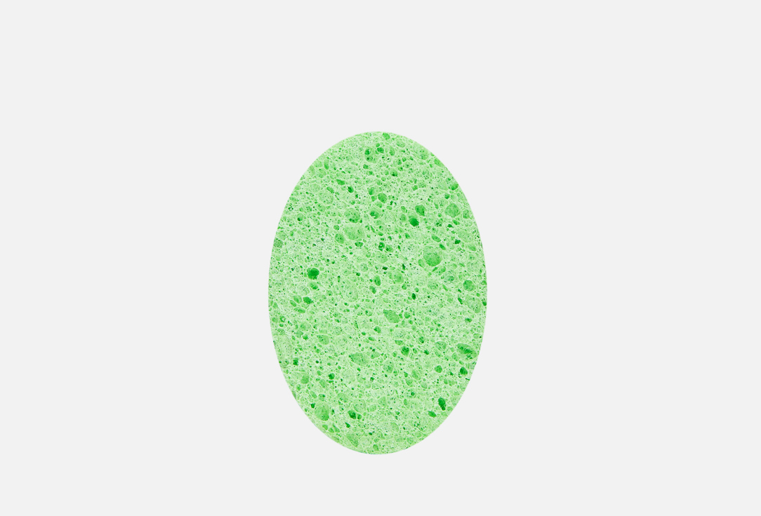 

Спонж для умывания SHINEWELL, Зеленый, Овальный 1 шт