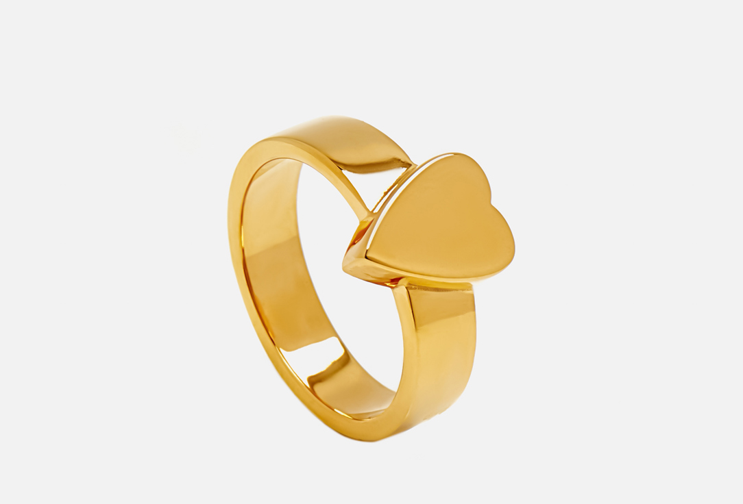 Изображение товара Кольцо MARISOFI FARE G из ювелирной стали с покрытием золото 18к размер 17