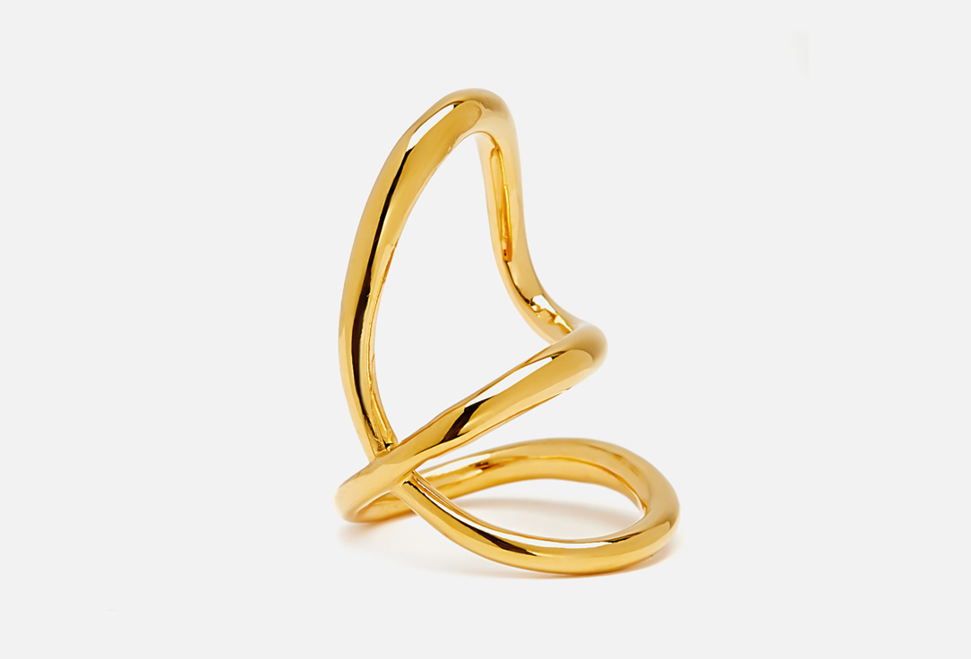 Изображение товара Крупное геометрическое кольцо MARISOFI Titane G для женщин, позолота 5 микрон