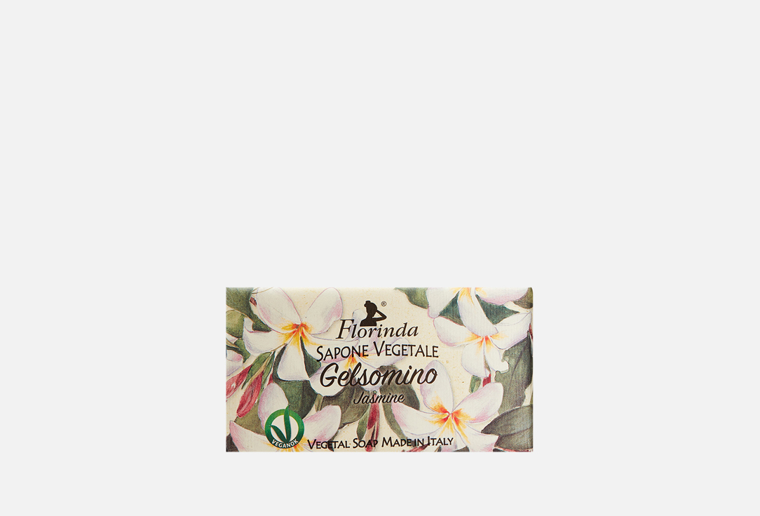 Изображение товара Мыло Florinda Gelsomino натуральное итальянское твердое 100 г с жасминовым ароматом