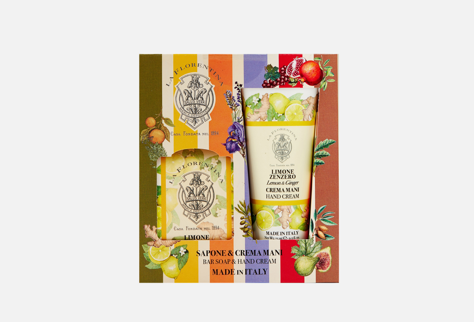 LA FLORENTINA Набор для рук Lemon & Ginger 2 шт — купить в Москве
