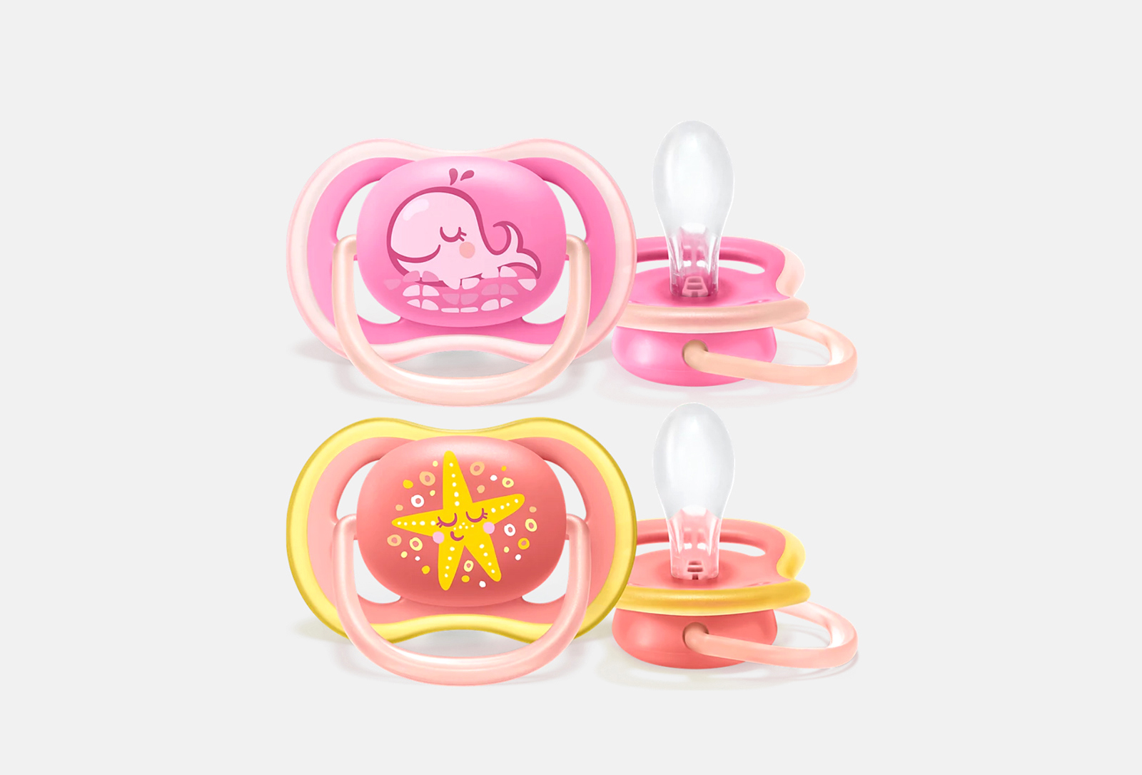 Philips Avent Пустышки SCF085 ultra air Кит - Звезда 2 шт — купить в Минске