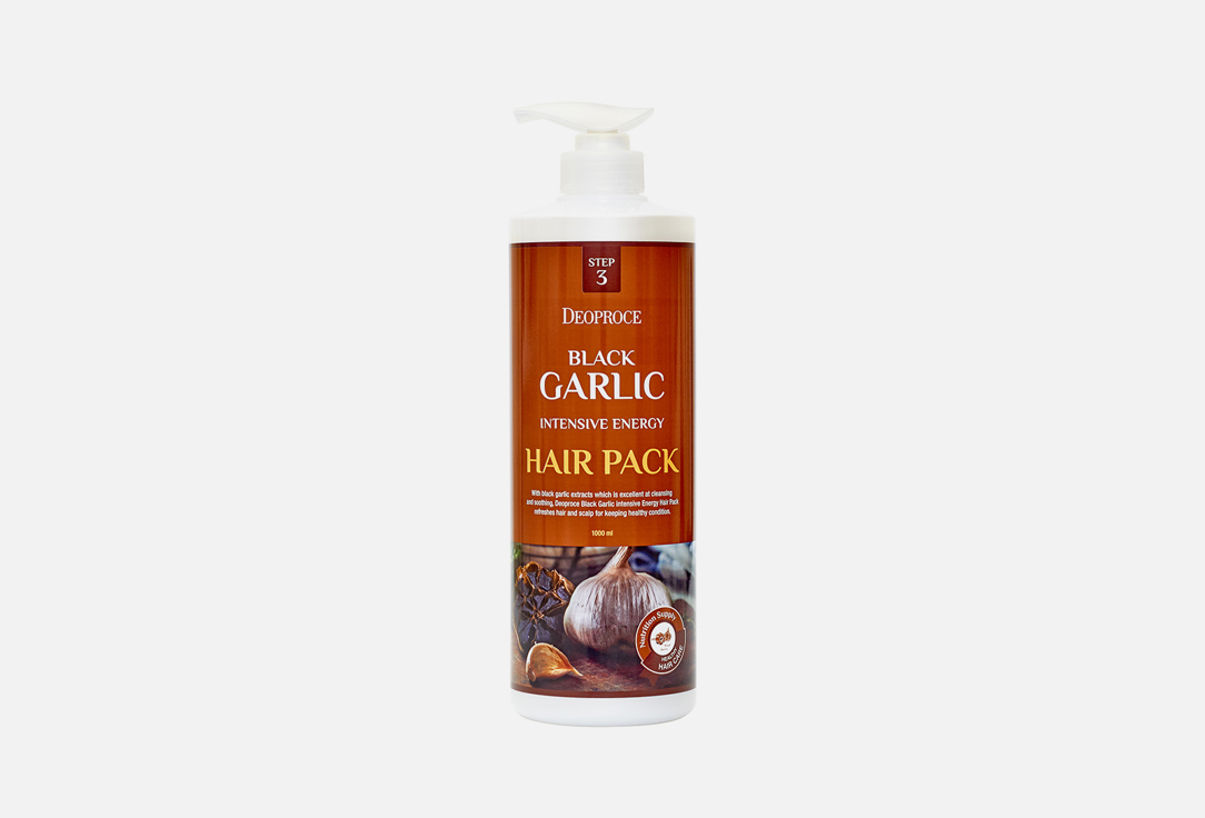 Deoproce Маска для волос  BLACK GARLIC INTENSIVE ENERGY HAIR PACK 