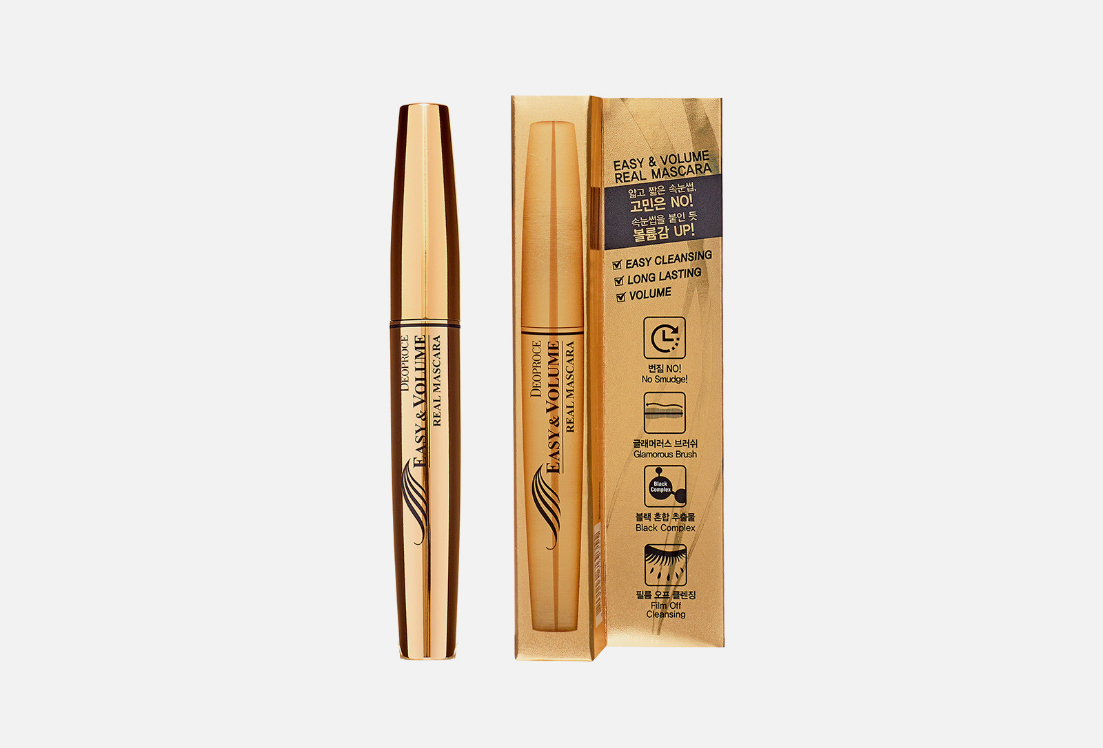 Deoproce объемная тушь для ресниц EASY & VOLUME REAL MASCARA 8 мл ...