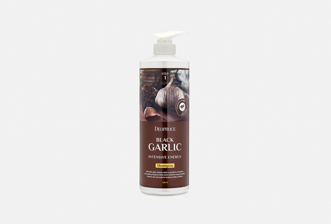 

Тонизирующий шампунь для волос DEOPROCE, SHAMPOO - BLACK GARLIC INTENSIVE ENERGY 1 л