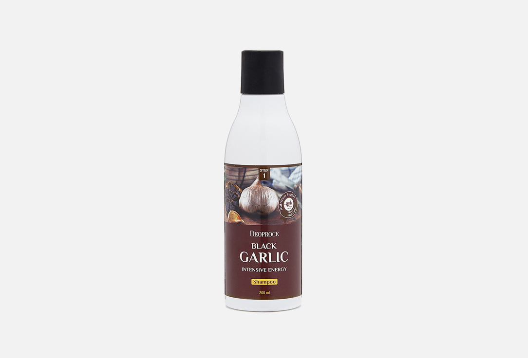 

Тонизирующий шампунь для волос DEOPROCE, BLACK GARLIC INTENSIVE ENERGY SHAMPOO 200 мл