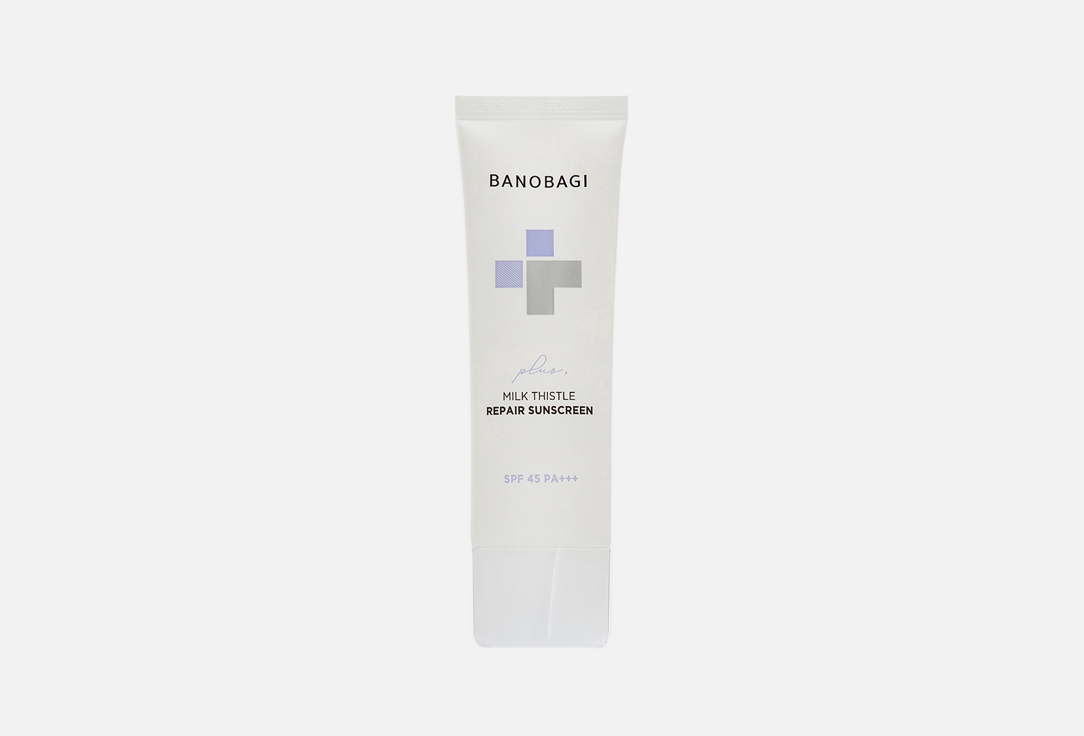 солнцезащитный крем для лица spf45 pa banobagi milk thistle repair sunscreen plus 50 Солнцезащитный крем для лица, SPF45 PA+++ BANOBAGI MILK THISTLE REPAIR SUNSCREEN PLUS 50 мл