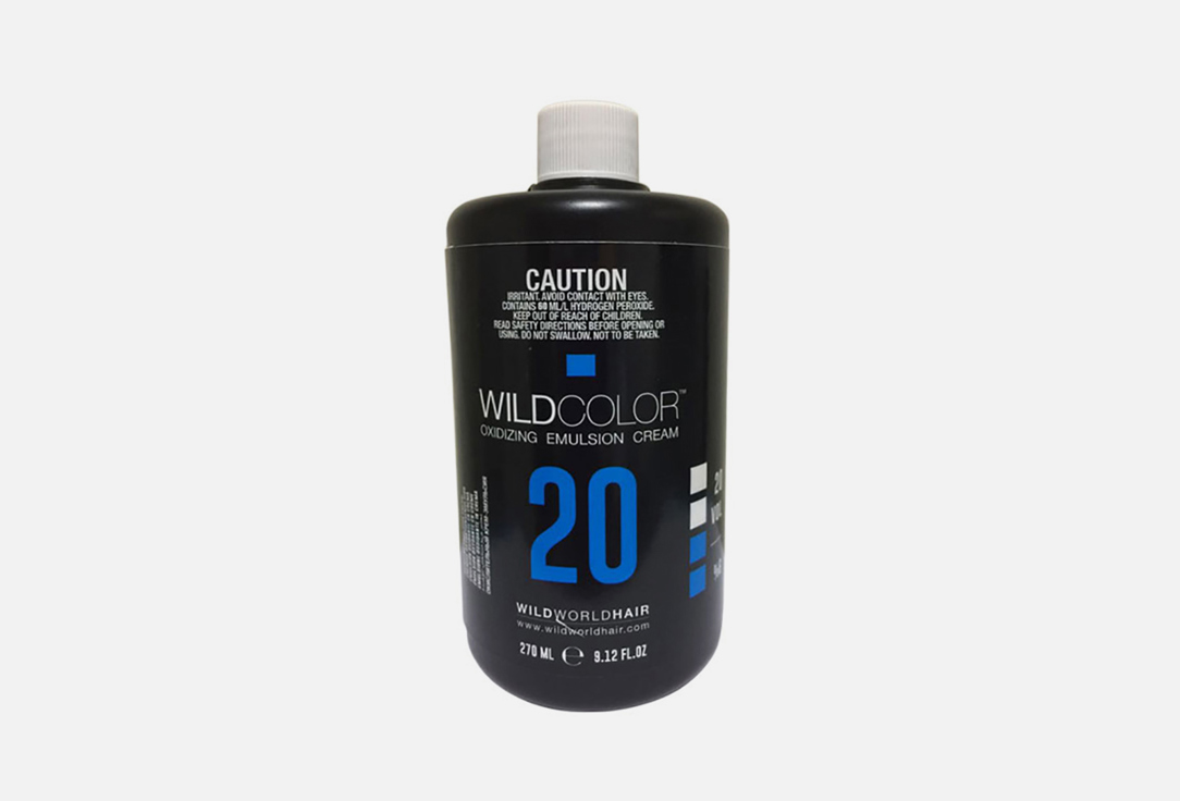 Крем-эмульсия окисляющая для краски WILD COLOR Oxidizing cream emulsion for paint 6% 270 мл окислитель art color защитный протектор 500г
