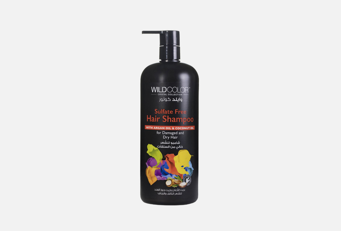 Шампунь для волос без сульфатов WILD COLOR With argan and coconut oil 500 мл
