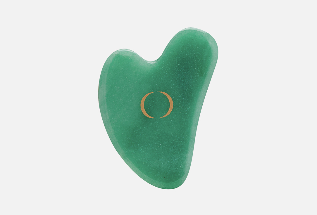 Гуаша из зеленого авантюрина QUARZ Green Aventurine guasha Heart 1 шт