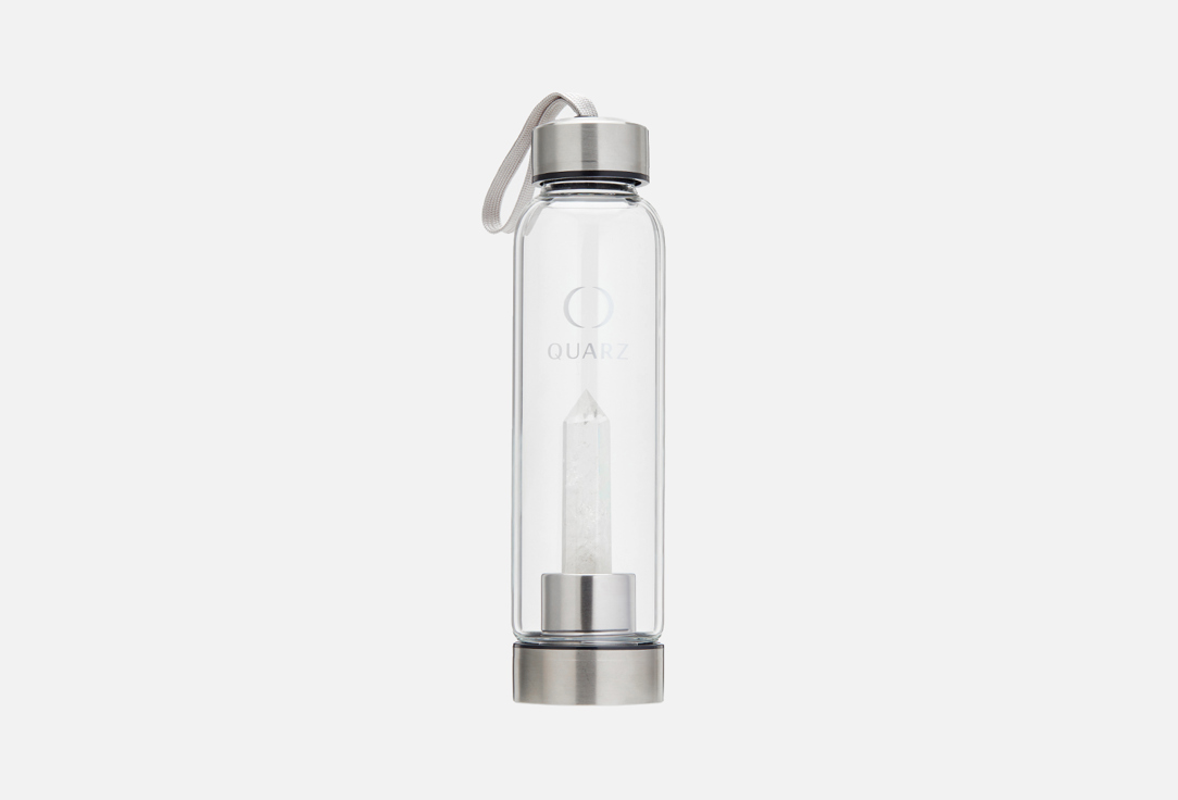Бутылка с прозрачным кварцем Quarz Сlear Quartz bottle 