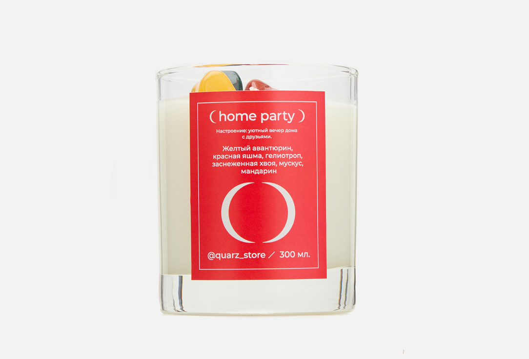 Изображение товара Свеча с кристаллами Quarz Candle HOME PARTY with crystals