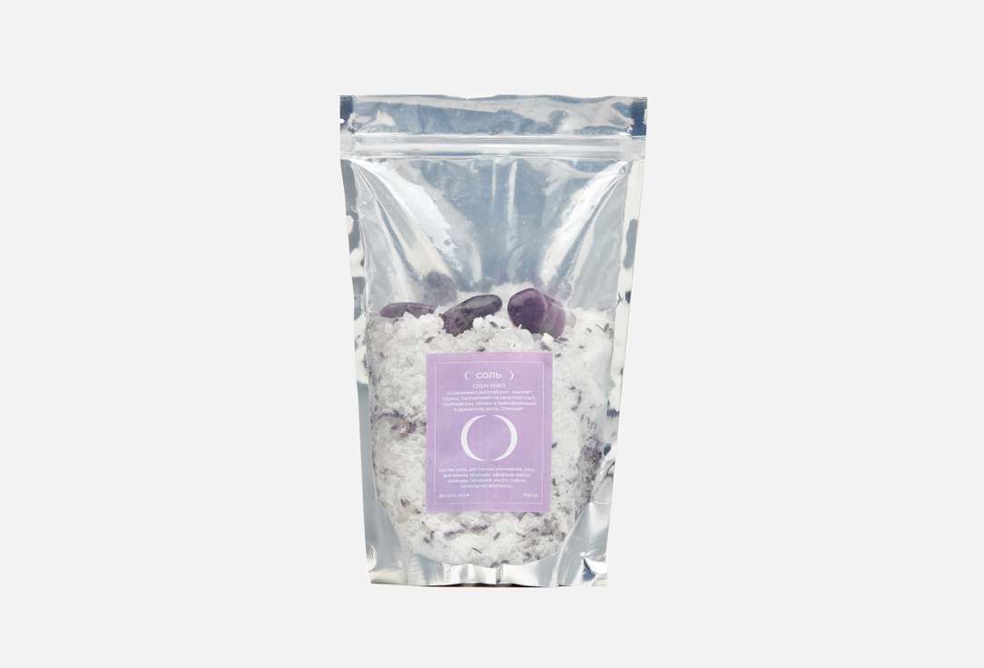 

Cоль для ванн с кристаллами QUARZ, Bath salt CALM MIND with crystals 700 г