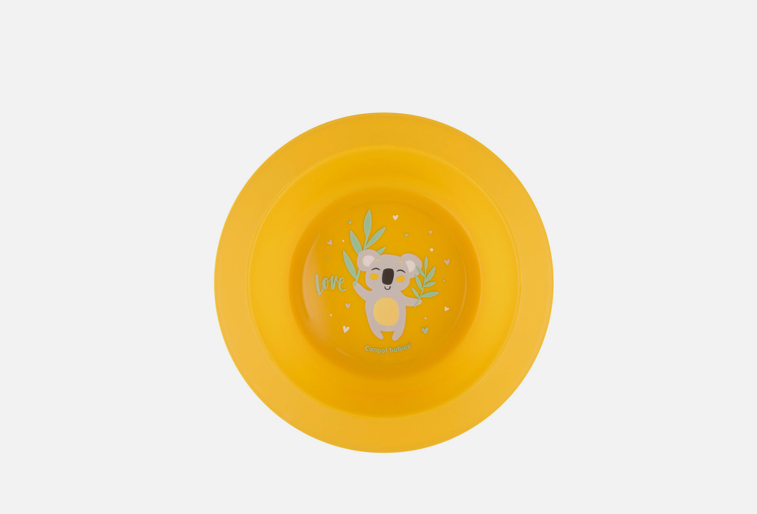 Набор детской посуды  Canpol Babies Exotic Animal Желтый
