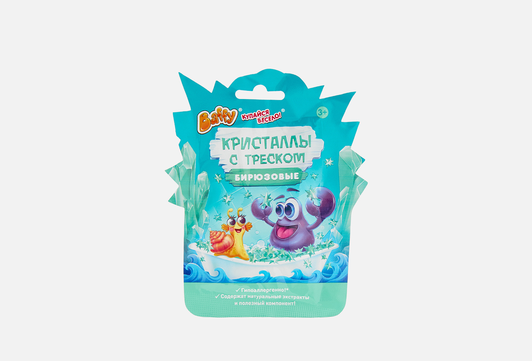 Изображение товара Кристаллы для ванны Baffy с треском