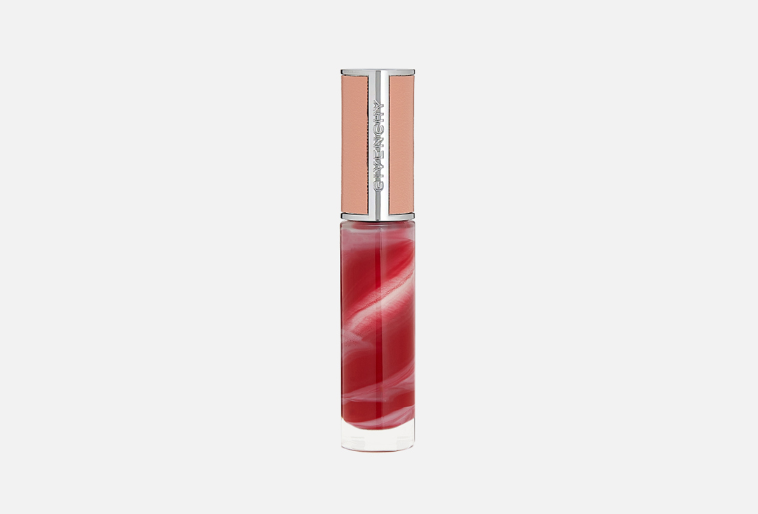 Жидкий бальзам для губ Givenchy  ROSE PERFECTO LIQUID BALM 37 зернистый красный