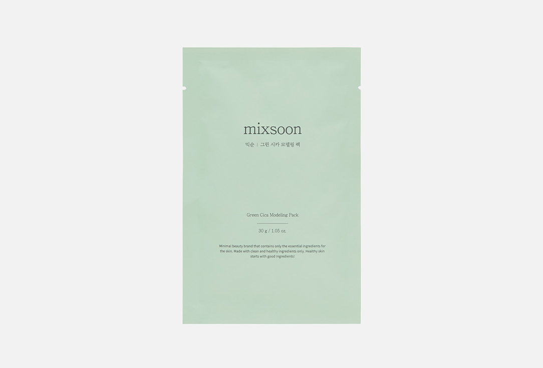 маска для лица с центеллой азиатской MIXSOON Green Cica Modeling Pack 1 шт