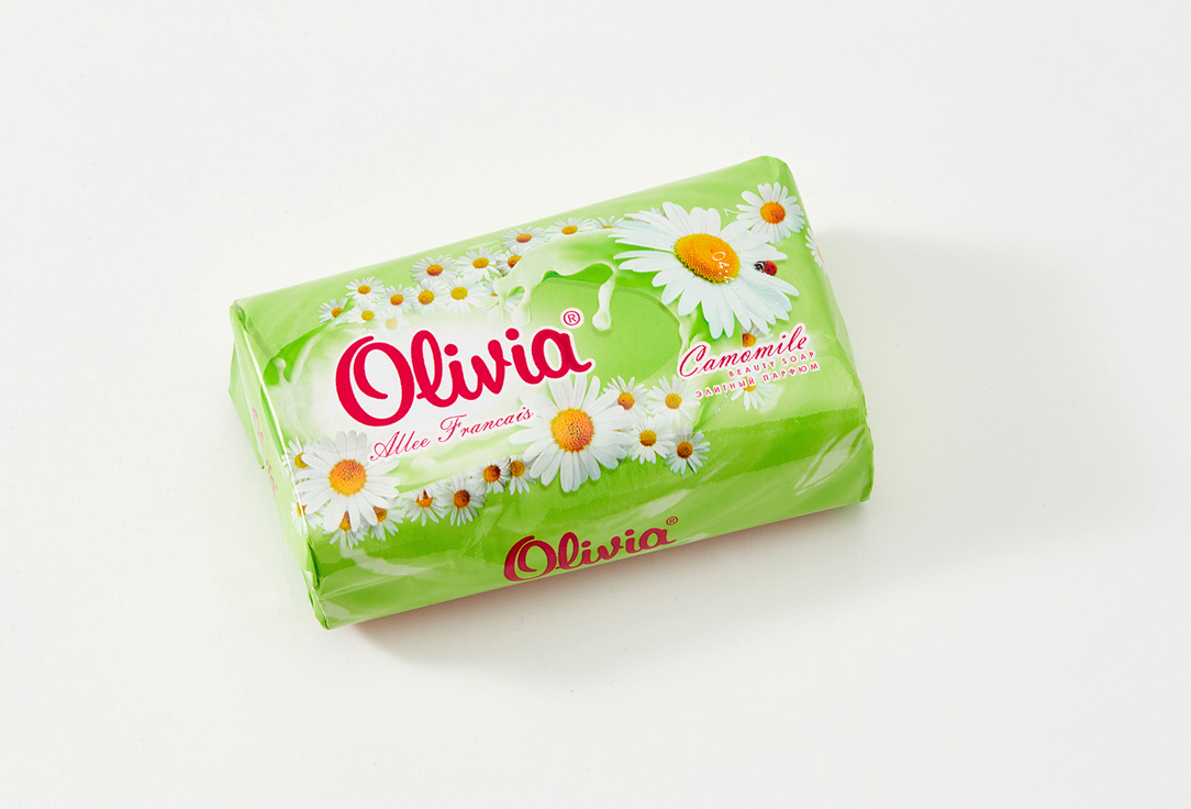 

Мыло туалетное твердое ALVIERO, С ароматом ромашки 90 г