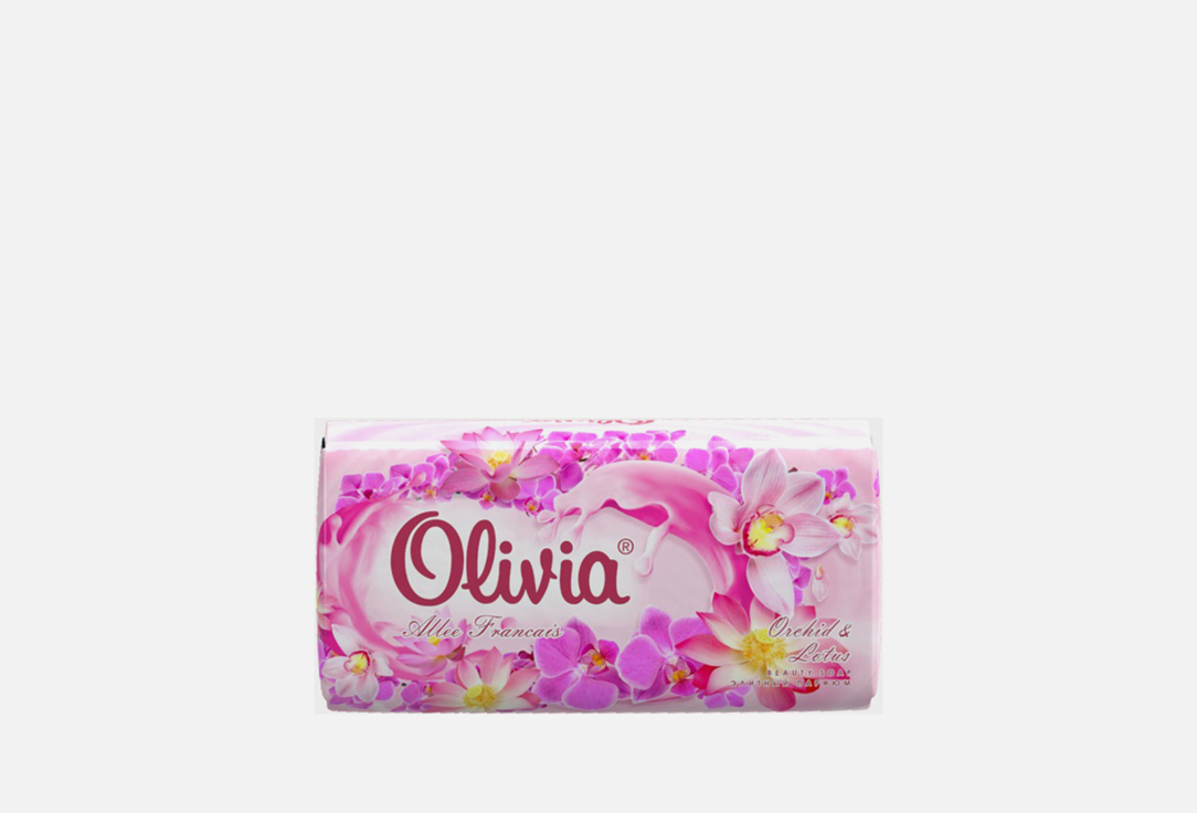 Мыло туалетное твердое ALVIERO С ароматом орхидеи 140 г мыло твердое olivia aallee francais орхидея 90 г