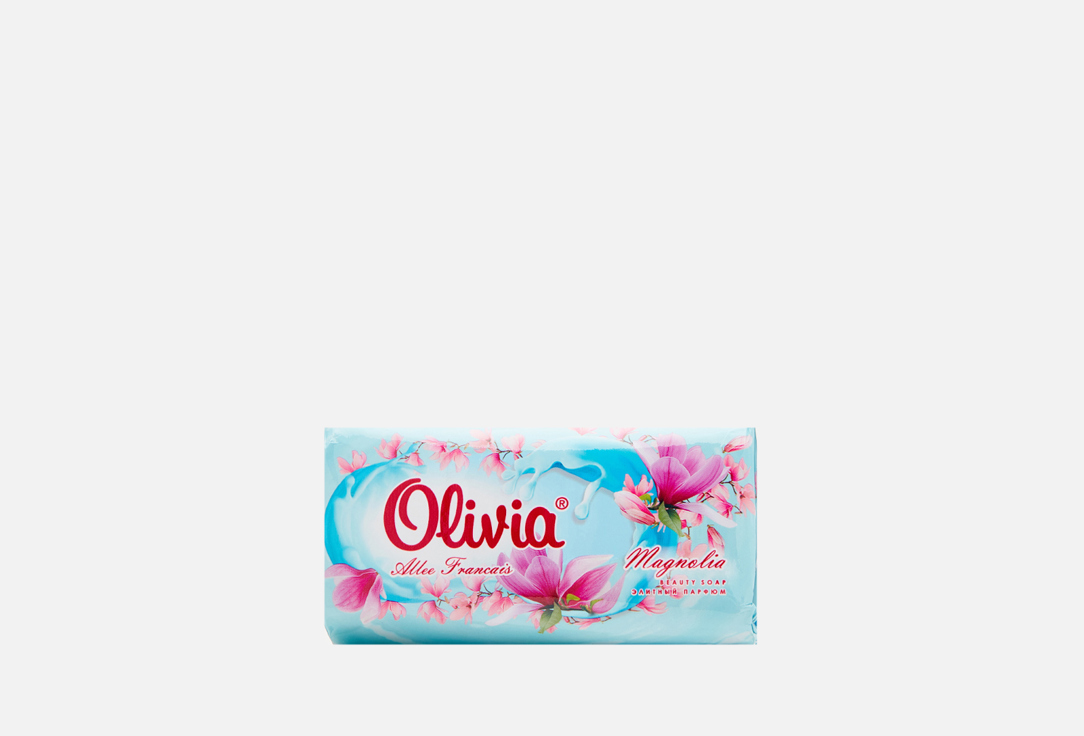 Мыло туалетное твердое ALVIERO С ароматом магнолии 140 г мыло твердое olivia aallee francais орхидея 90 г